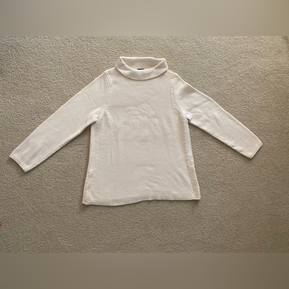 Talbots Cream Turtleneck Sweater XL